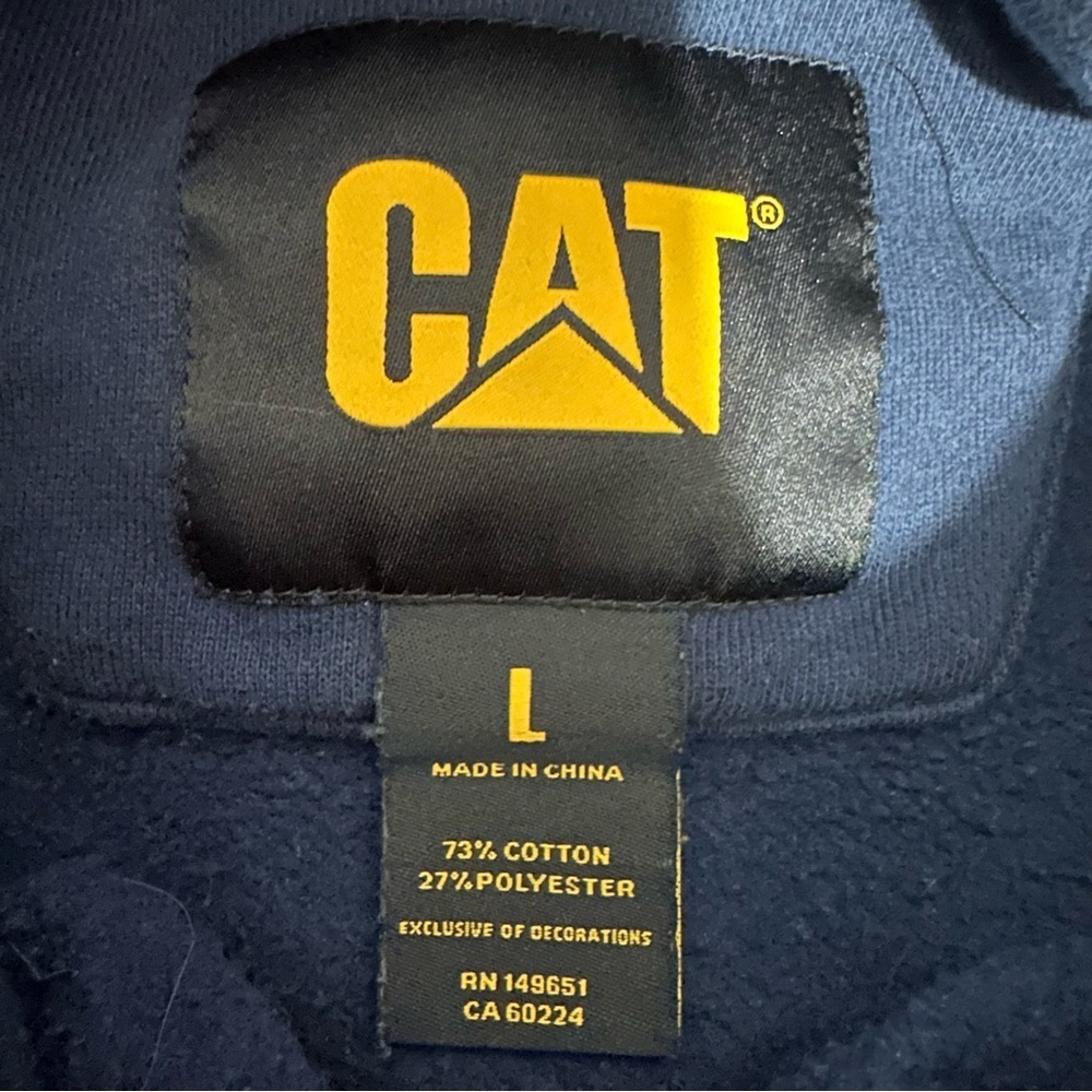 CAT Caterpillar Hoodie - Picture 8 of 9